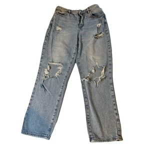 Pac Sun Women Jeans Blue Mid Rise Mom Denim Size 12‎ / XL